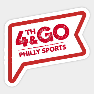 4th and Go "Phillies" Sticker